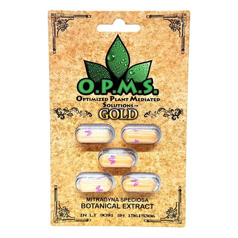 s is quite simply NOT good for Kratom. . Opms gold capsule dosage